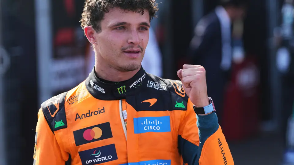 Lando Norris, piloto de McLaren, en Hungría | AP
