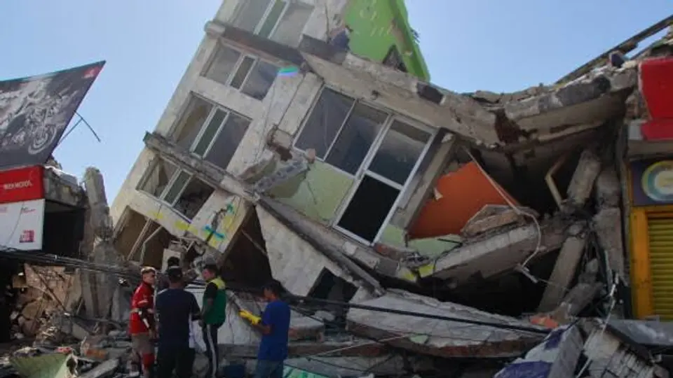 El Servicio Geológico Colombiano ubicó el epicentro del sismo en Los Santos, Santander./ AP