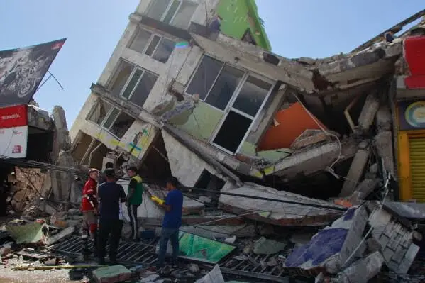 El Servicio Geológico Colombiano ubicó el epicentro del sismo en Los Santos, Santander./ AP