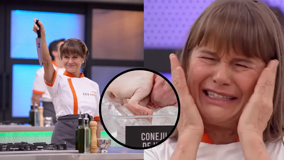 “Es un bebé”: Nailea Norvind rompe en llanto al cocinar un conejillo de indias en Top Chef VIP