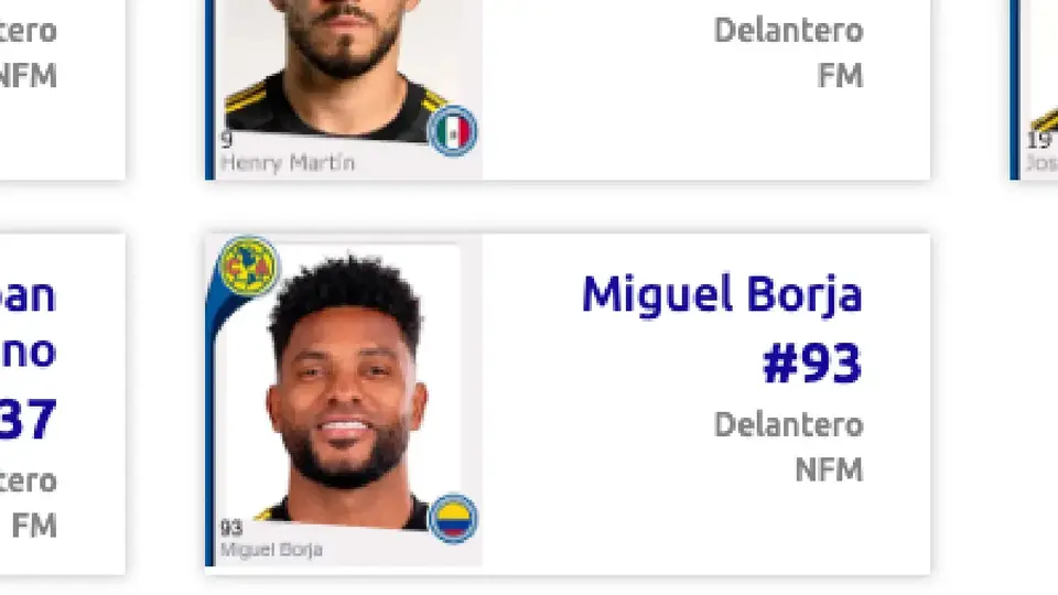 Registro de Miguel Borja en la Liga MX l Captura Liga MX