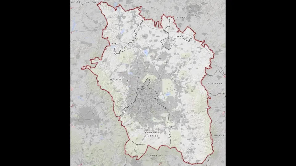 La Zona Metropolitana del Valle de México ahora está integrada por 84 municipios y alcaldías de cuatro entidades. / Redes sociales