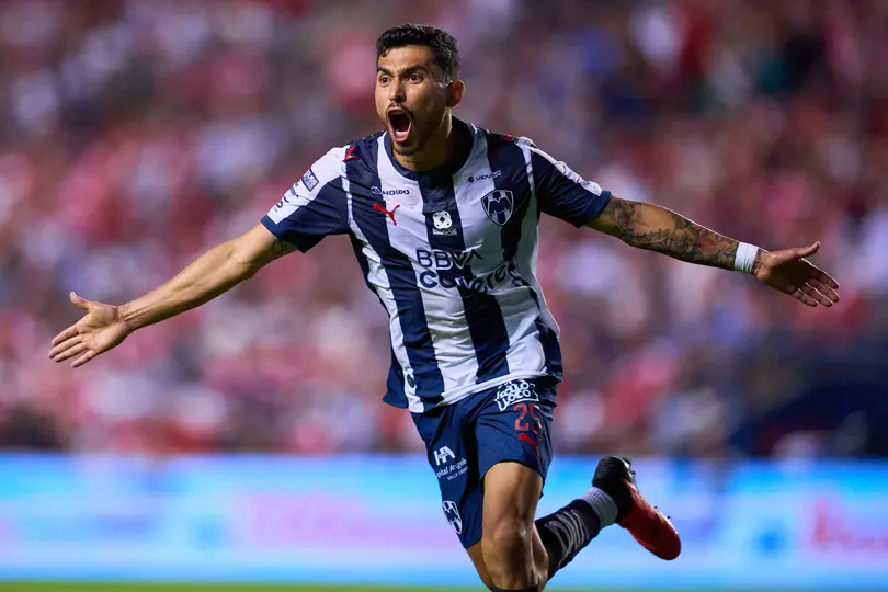 Orbelín Pineda celebra gol | Rayados vs Chicago Fire