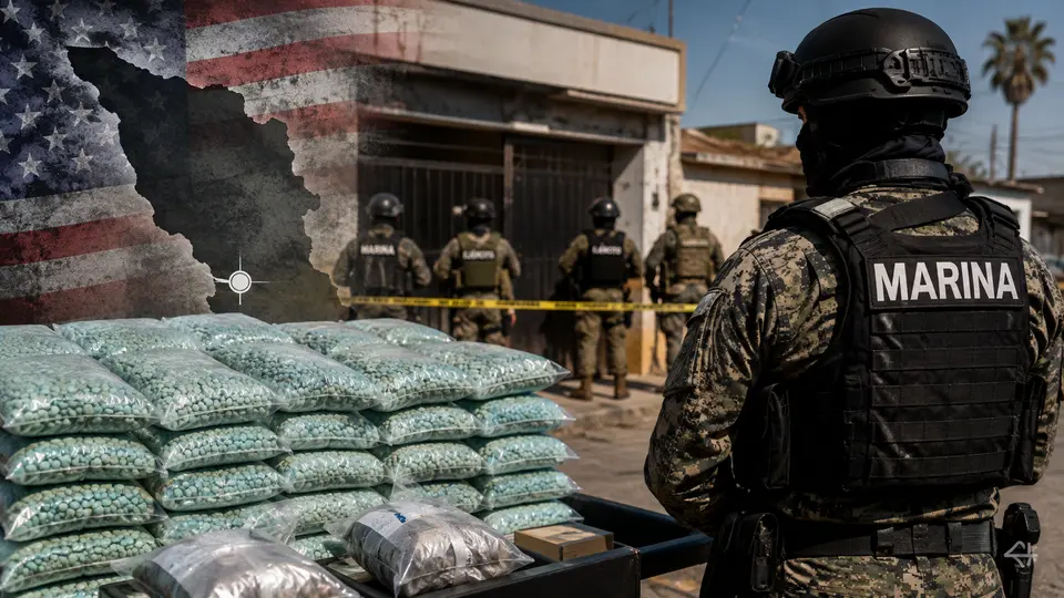 Golpe a “Los Rusos” en Mexical: EU destaca decomiso de más de 4 millones de dosis de fentanilo