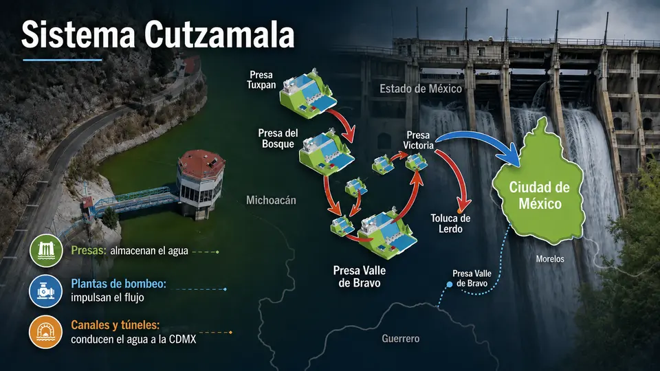 ¿Se acabó la crisis del agua? Cutzamala alcanza su mejor nivel en una década