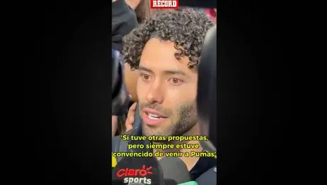 'Chino' Huerta llegó a México para fichar con Pumas y enciende a la afición con sus declaraciones