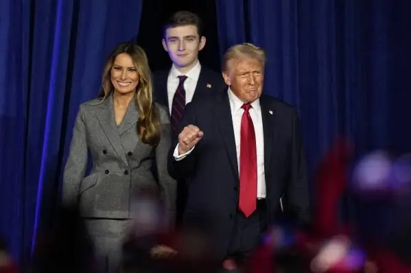 El Servicio Secreto de Estados Unidos confirmó que está al tanto del video dirigido contra el hijo menor de Donald Trump./ AP