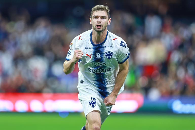 Hugo Cuypers tras anotar con Monterrey | MEXSPORT