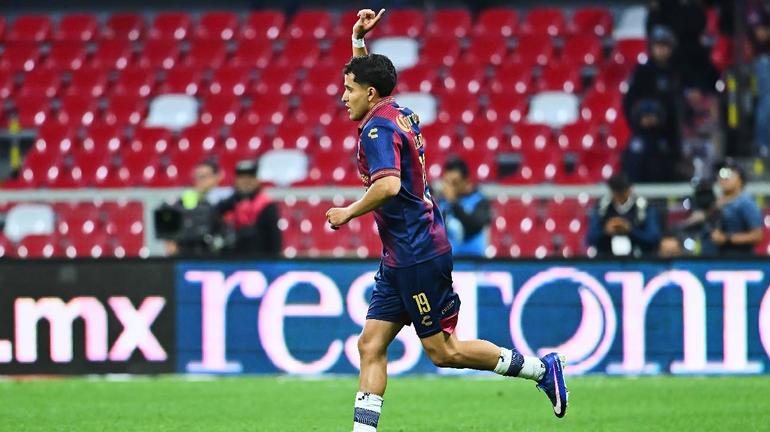 Eduardo Tercero tras anotar con Atlante | MEXSPORT