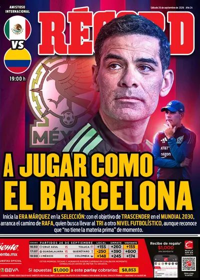 Portada RÉCORD 26 septiembre 2026