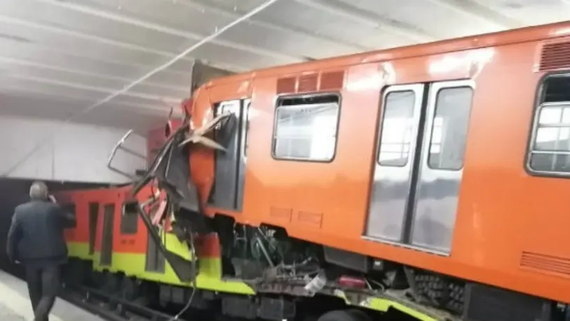 Omisión de conductor provocó accidente en el metro de la CDMX