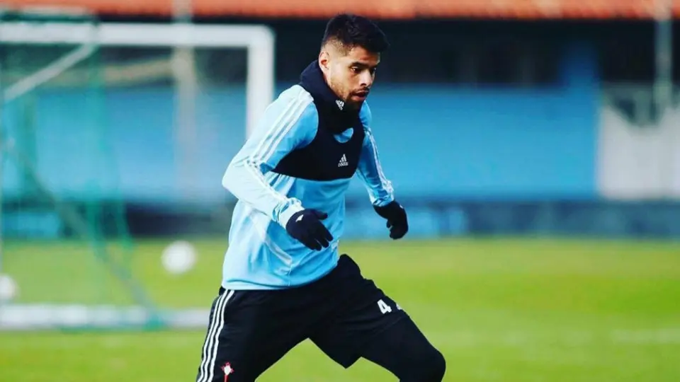 Néstor Araujo,en el primer grupo del Celta de Vigo que volvió a los entrenamientos