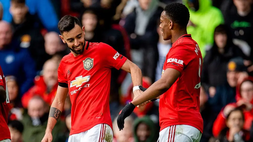 Bruno Fernandes debutó como goleador del Manchester United en victoria ante Watford