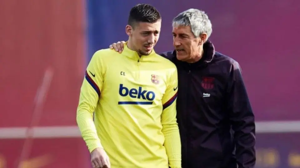 Clément Lenglet regresó a los entrenamientos del Barcelona