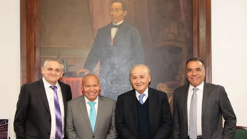 Billy Álvarez, en Tlalnepantla para hablar sobre futuras inversiones