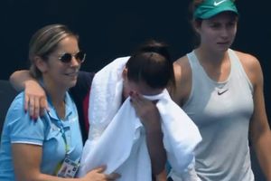 VIDEO: Tenista se retiró del Abierto de Australia tras ataque de tos