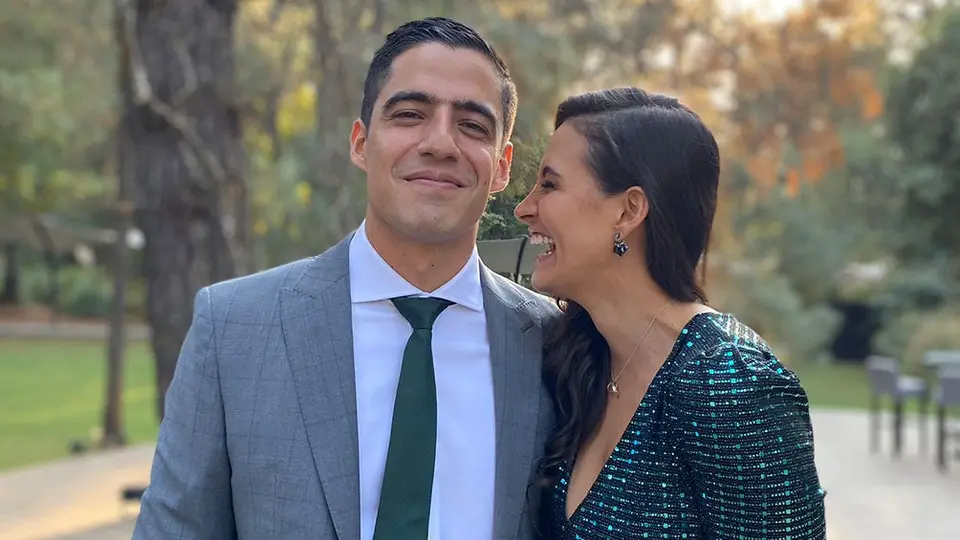 Andrés Vaca presumió su relación con Georgina Holguín