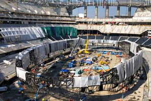 Rams de los Angeles, con 'esperanza' de debutar en el SoFi Stadium con fanáticos