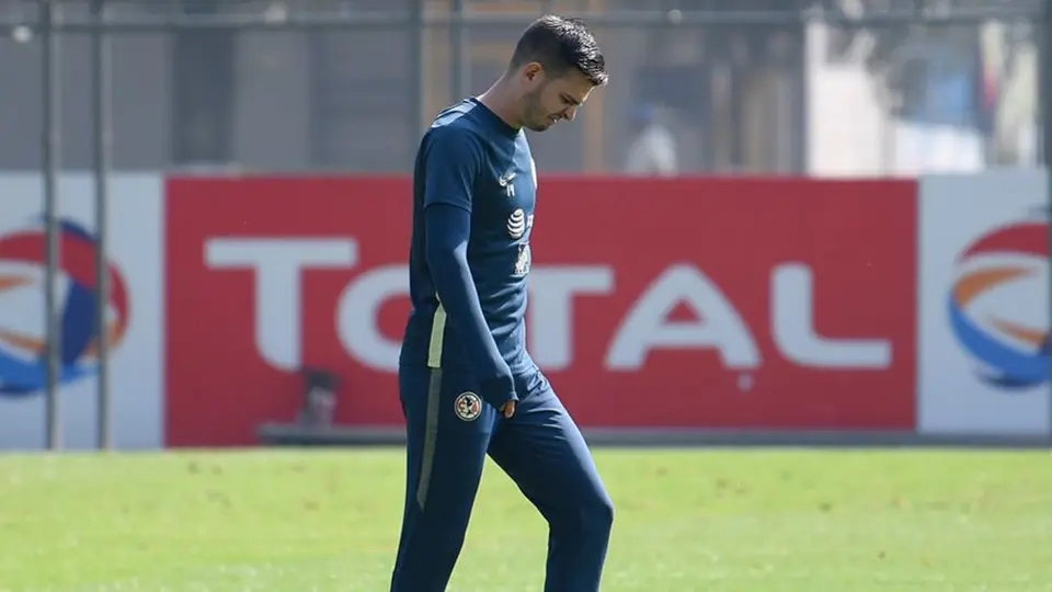 Nicolás Benedetti sufrió pisotón en entrenamiento del América