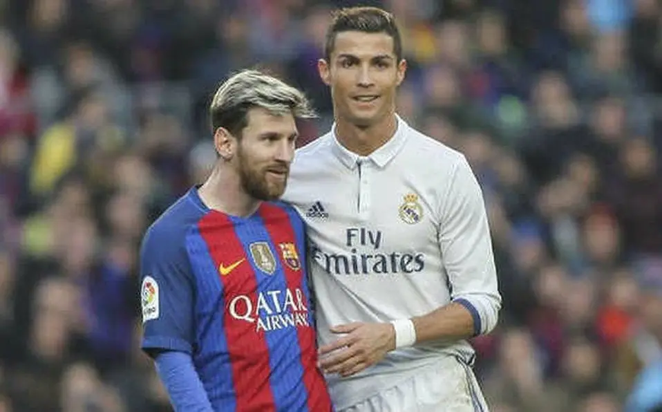 Lionel Messi y Cristiano Ronaldo cuando CR7 estaba en el Real Madrid