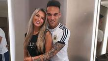 Novia de Lautaro Martínez 'explotó' en redes tras recibir crítica de su trabajo