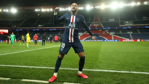 PSG se 'burló' de Erling Haaland en festejo de Champions