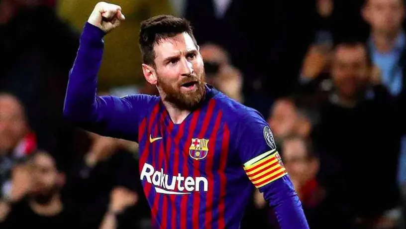 Messi entrenó en Argentina mientras se veía a sí mismo en la televisión 
