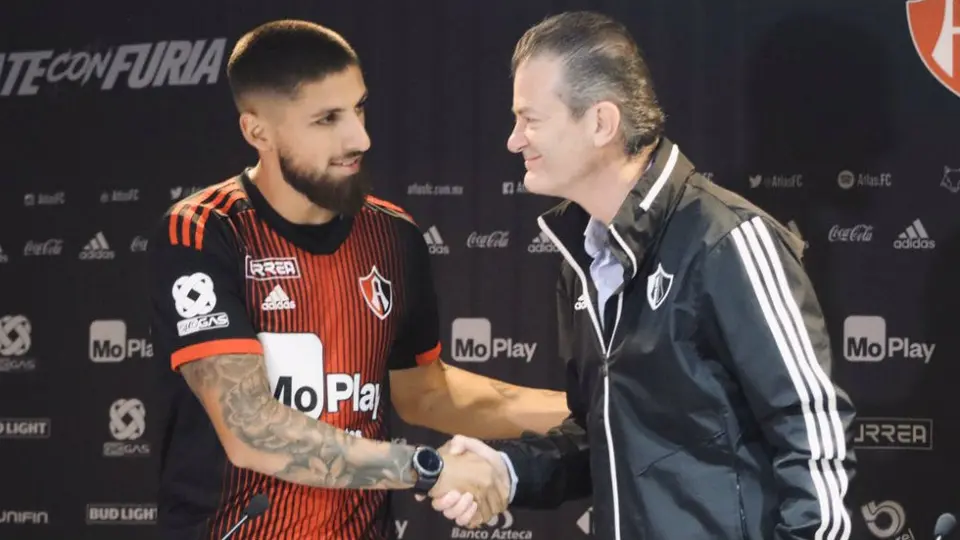 Ignacio Jeraldino fue presentado oficialmente como nuevo refuerzo de Atlas