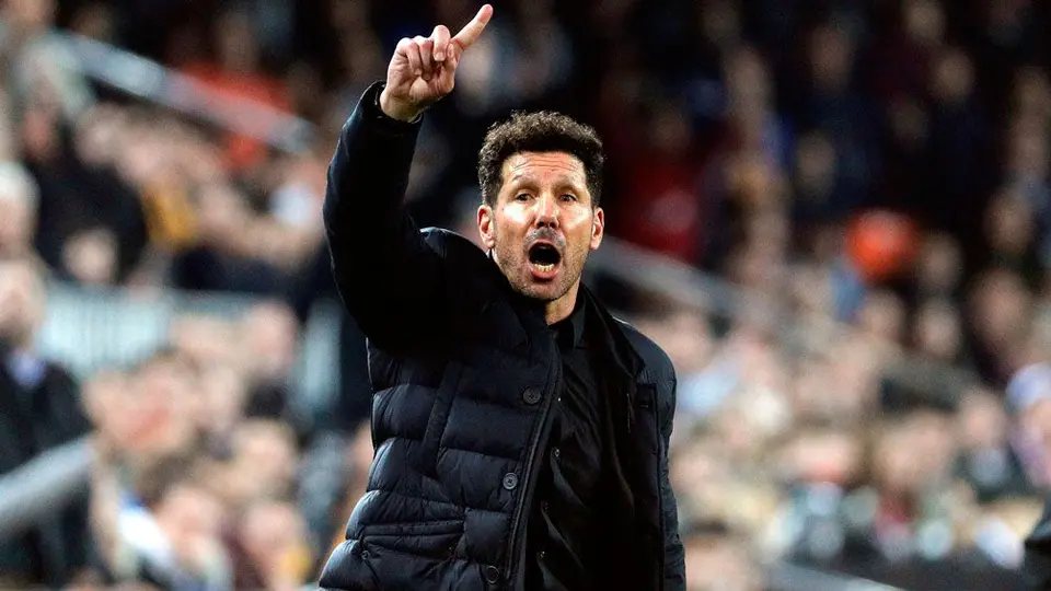 Simeone: 'Fue un partidazo entre dos grandes de la Liga'