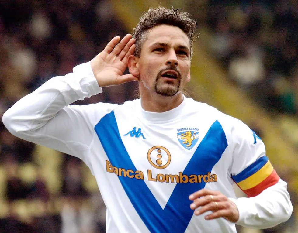 Roberto Baggio, en su etapa como futbolista del Brescia l EFE