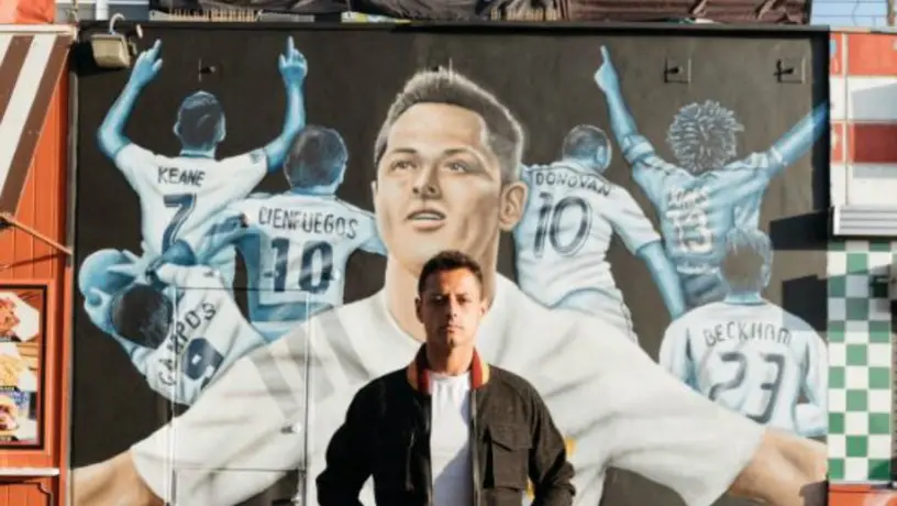 Chicharito ya tiene su propio mural en Los Angeles