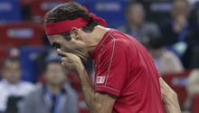 Roger Federer protagonizó discusión con árbitro en Masters de Shanghái