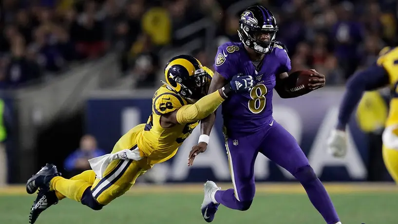 Ravens sigue en plan demoledor y humilla a los Rams en Los Angeles