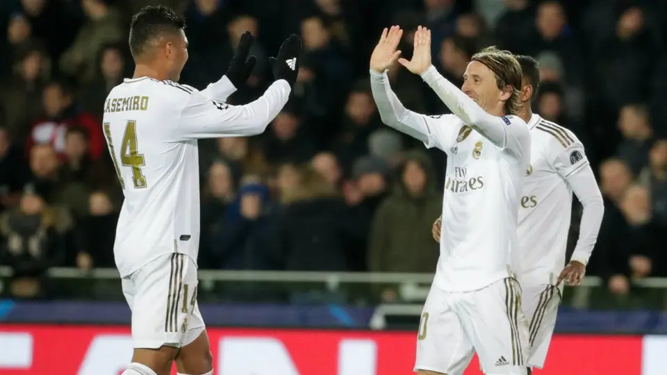 Real Madrid cumplió el trámite al vencer como visitante al Club Brujas