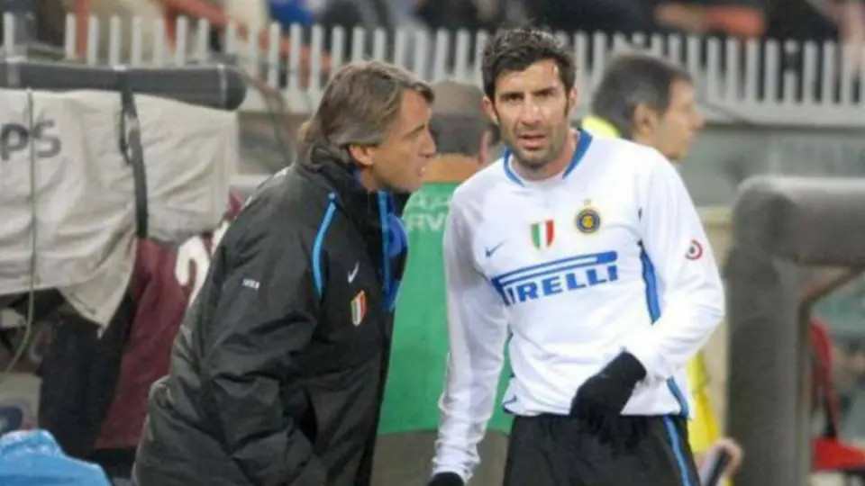 Luis Figo: "Mancini fue uno de los técnicos que más me humilló"