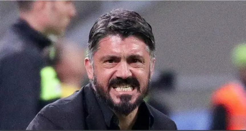 VIDEO: Gattuso fue víctima de una broma por parte de un mesero en Nápoles 