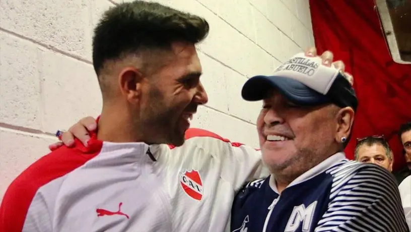 Silvio Romero cumplió su sueño de conocer a Diego Maradona