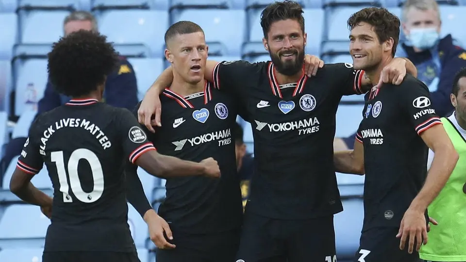 Premier League: Chelsea remontó al Aston Villa de la mano de Azpilicueta