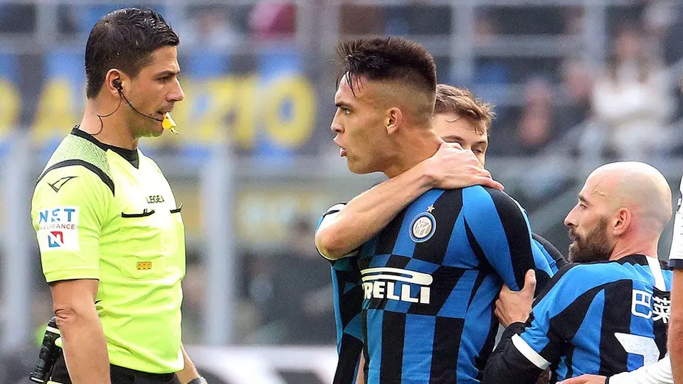 Lautaro Martínez podría perderse el Derbi de Milán tras berrinche