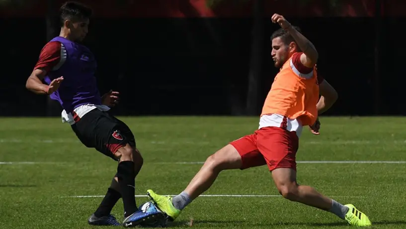 Una iguana y un perro interrumpieron un partido amistoso de Newell's en Argentina