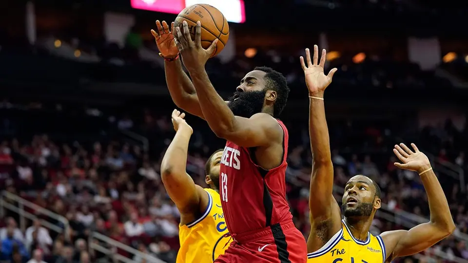 Rockets fulminaron a los Warriors en partidazo de James Harden