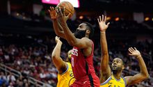Rockets fulminaron a los Warriors en partidazo de James Harden