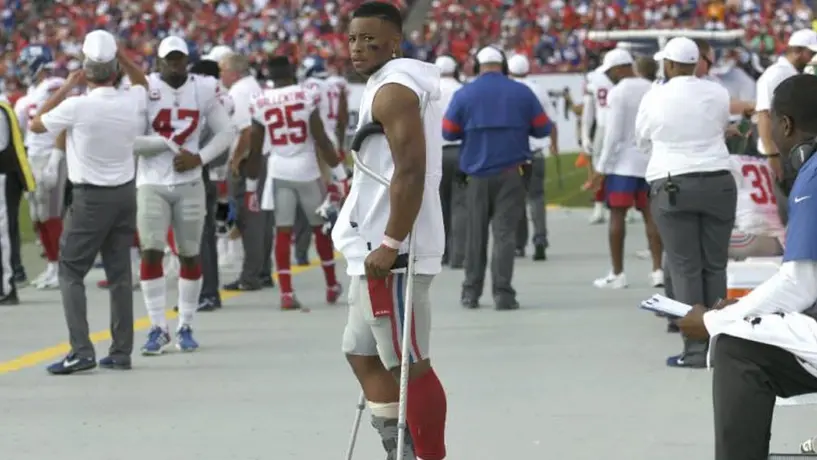 Saquon Barkley no estará con los Giants para el duelo contra New England
