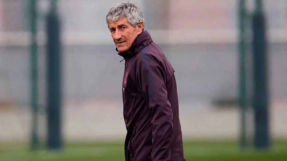 Setién afirmó que el Barça se adaptará a lo que tiene si no puede fichar