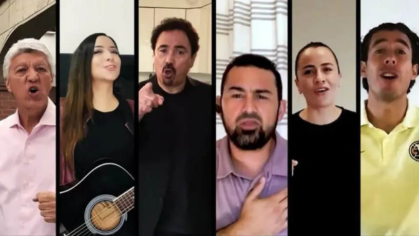 Figuras del deporte rinden homenaje al sector salud con canción “México cuenta conmigo”