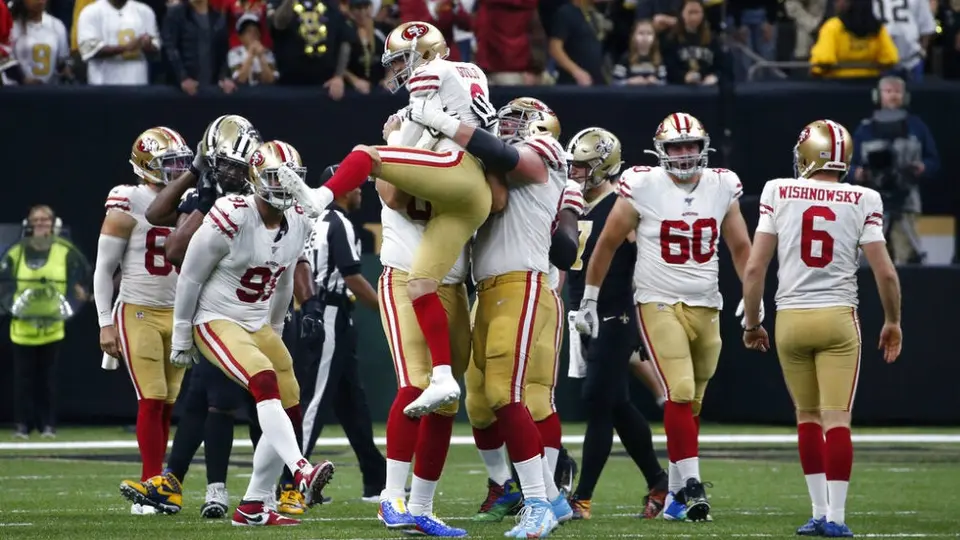 49ers firmó victoria de alarido sobre New Orleans