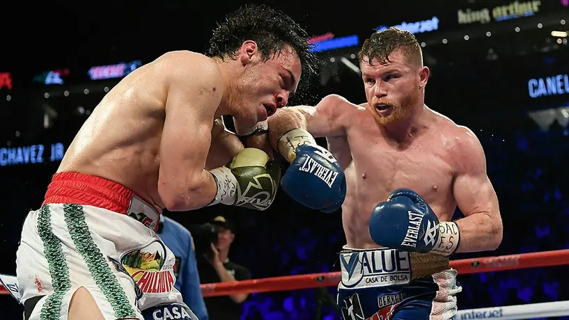 Canelo Álvarez a Chávez Jr.: 'En vez de retarme, pídele ayuda a tu papá'