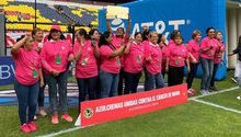 Mujeres con cáncer de mama convivieron con jugadores del América