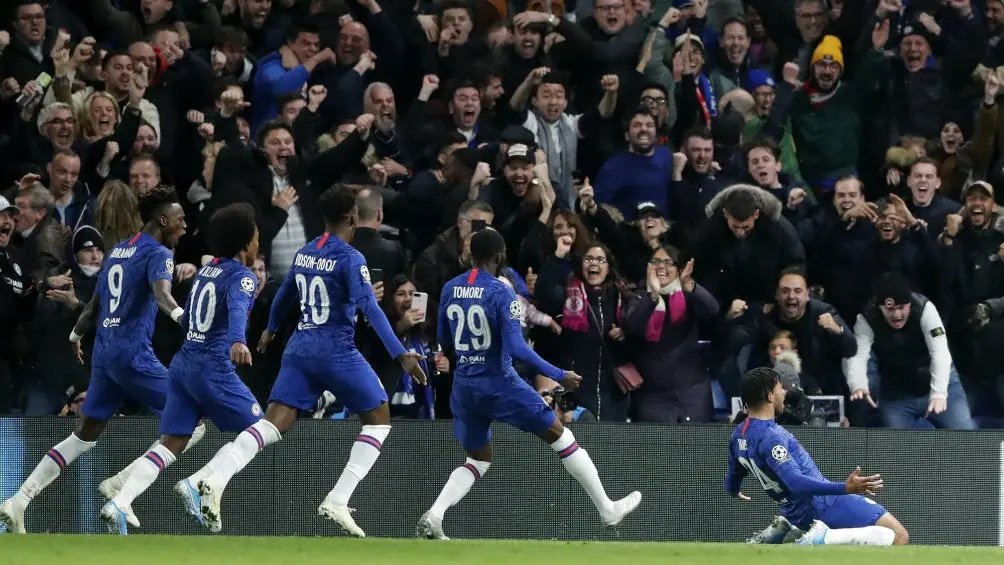 Reece James festejando el cuarto gol del Chelsea ante Ajax | AP