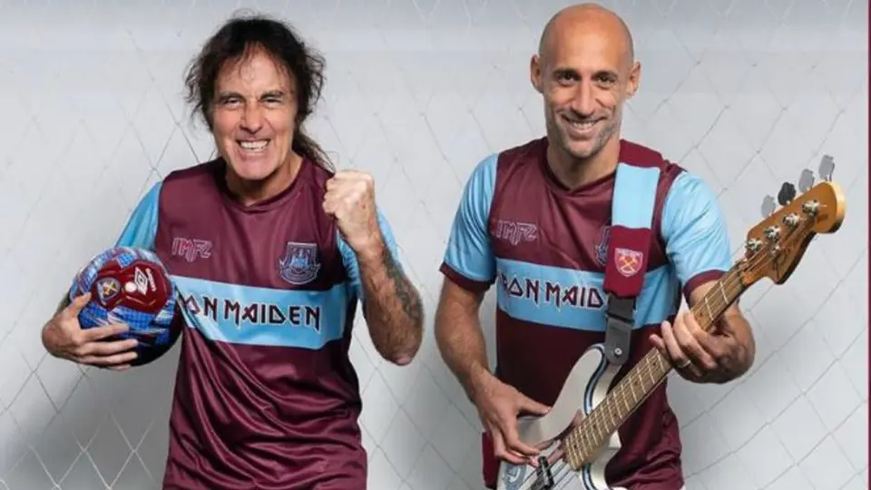Iron Maiden y West Ham presentaron playera edición especial